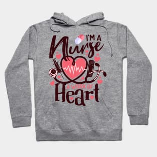 Nurse, a work of heart Hoodie